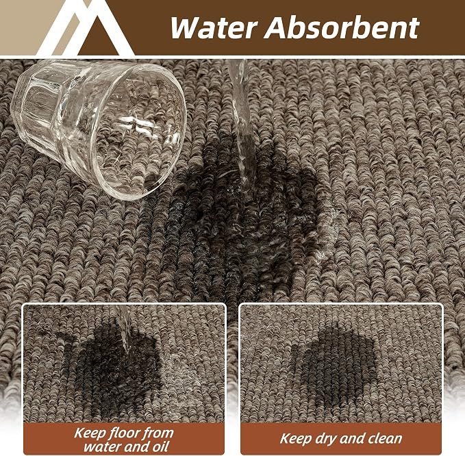 COSY HOMEER Kitchen Rugs Sets 2PCS, Non-Slip Washable Kitchen Mats - Image 5