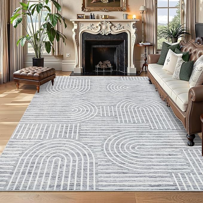 ROYHOME Washable Rug 8x10 Area Rugs by ROYHOME