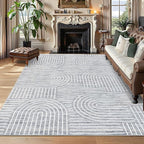 ROYHOME Washable Rug 8x10 Area Rugs by ROYHOME
