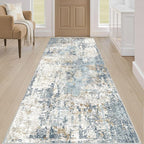 Runner Rug Non Slip Rugs: 2x6 Hallway Kitchen Washable Abstract Soft Modern - Image 4