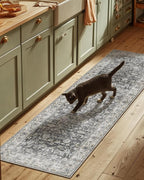 Runner Rug Washable Kitchen Runner: 2'6"x8' Hallway Runner Rugs Stain Resistant by palohom