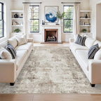 8x8 Square Area Rug Living Room – Non-Slip Washable Large Floor Carpet - Image 3