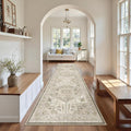 Madane Hallway Runner Rug 2'6''x10' Kitchen Runner, Non Slip Vintage Runners by Madane