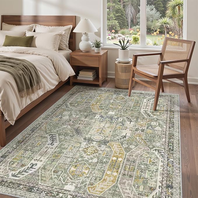 befbee 5x7 Area Rugs for Living Room, Stain Resistant Washable Rug, Non-Slip - Image 7