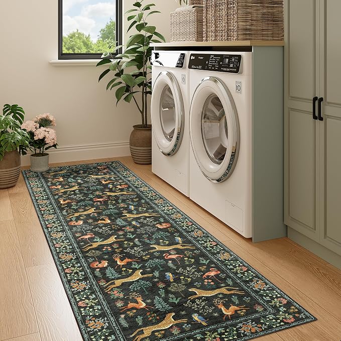 DUKINO Runner Rug, 2x7 Washable Kitchen Rugs - Image 4