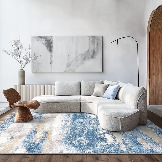 BEIMO Area Rugs 10x14 for Living Room Bedroom, Modern Abstract Machine Washable by BEIMO