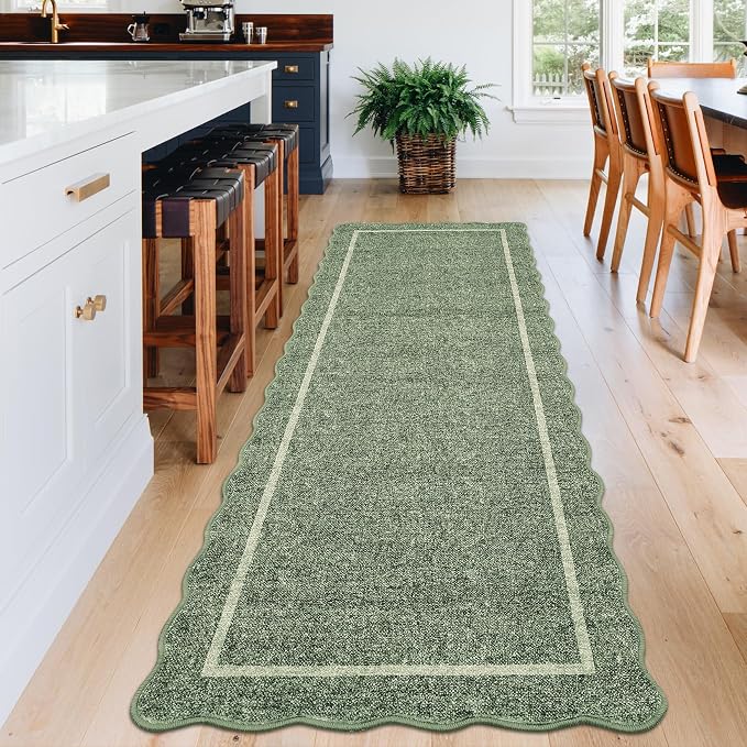 GarveeHome Scalloped Runner Rug - Image 3