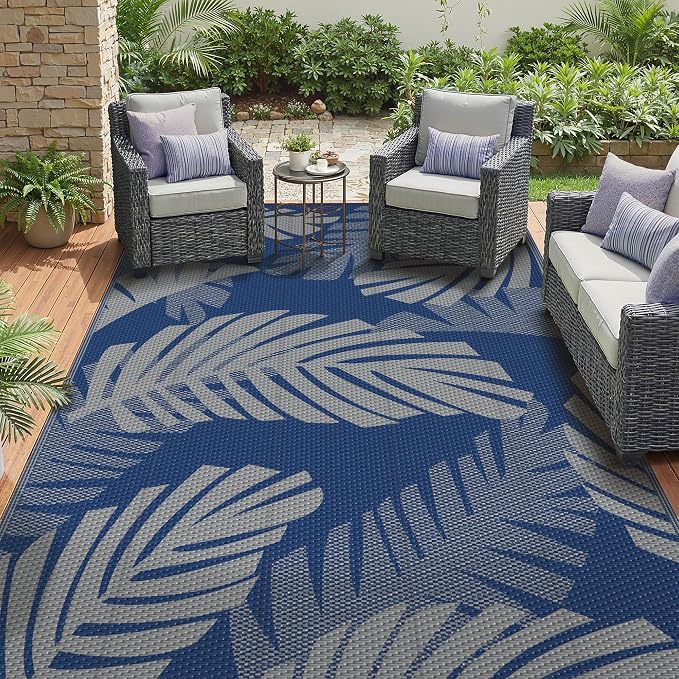 GENIMO Waterproof Outdoor Rug 5' x 8' by GENIMO