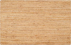 Hausattire Hand Woven Jute Braided Rug, Reversible Boho Entry Area Rugs - Image 3