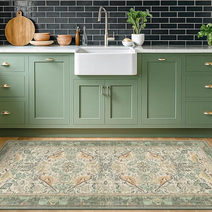 Hazo Haus Boho Long Bathroom Runner Rug 2x6 - Image 6