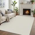 EARTHALL Washable Area Rugs 5x7 Ft Non Slip Living Room Rugs Cotton Rubber by EARTHALL