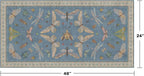 Dusty Blue Bathroom Rug 2x4 - Image 2