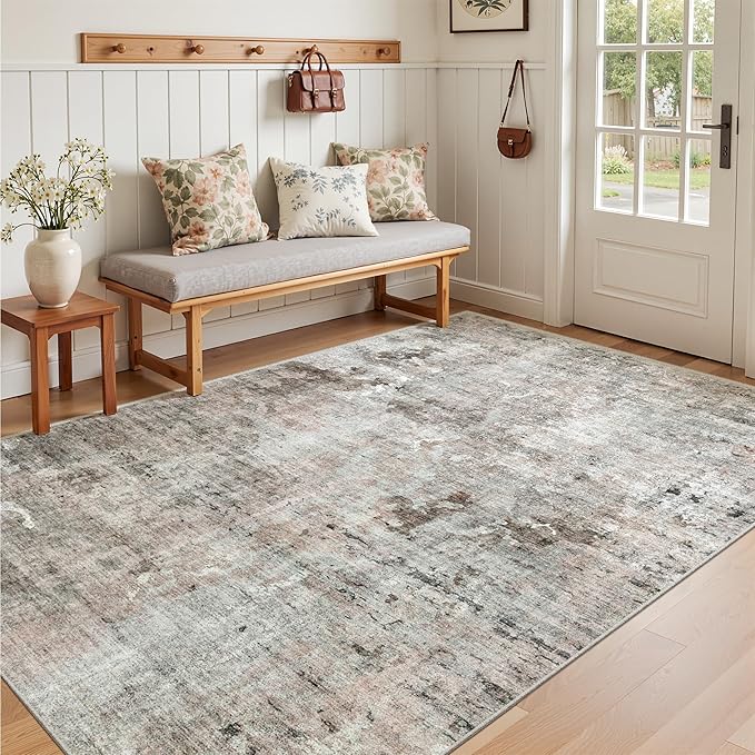 Soalmost 3x5 Rug, Abstract Small Area Rug by Soalmost