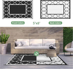GENIMO 5' x 8' Outdoor Rug Waterproof - Image 4