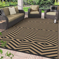 GENIMO Outdoor Rug for Patio Clearance, Lightweight Waterproof Modern RV by GENIMO