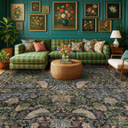 Vintage Green Rug for Extra Large Bedroom - Image 3