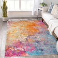 Lahome Modern Abstract Washable 5x7 Area Rugs by Lahome
