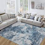 8x10 Area Rug for Living Room Bedroom: Large Washable Rug by Tosuoka