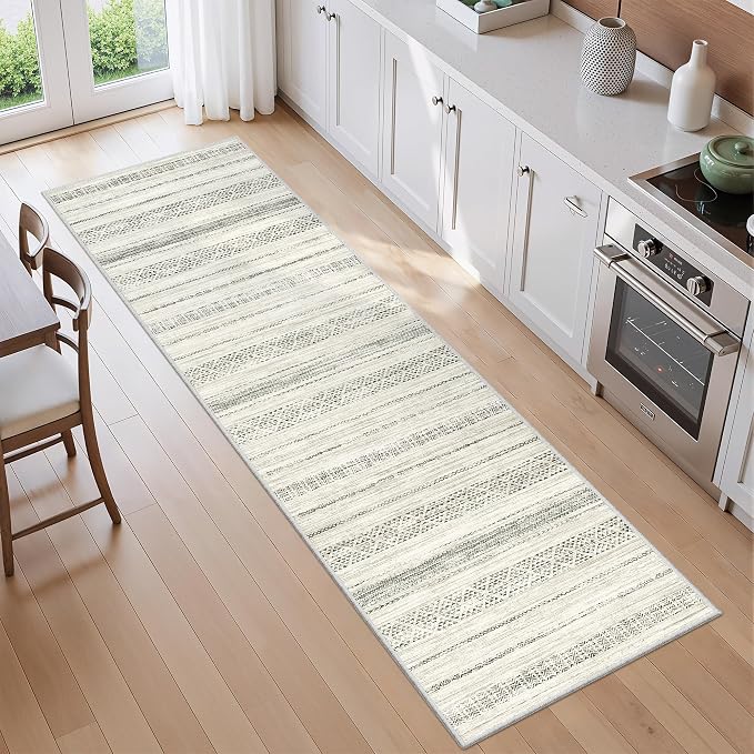 Miukiki 2x8 Runner Rug Moroccan Washable Kitchen Rug Non Slip Indoor Floor - Image 9
