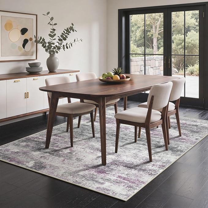 BEIMO Area Rugs 5x7 for Living Room Bedroom, Modern Abstract Machine Washable - Image 3