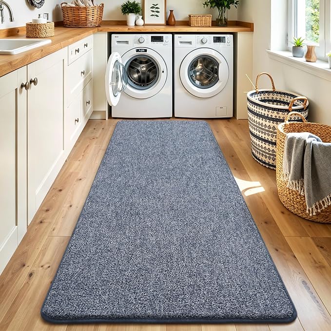 Keeko Soft Hallway Runner Rug, 2x8 Bedside Runner Rugs - Image 9