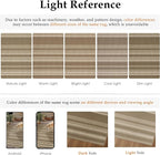 6x9 Easy Jute Stripe Area Rug Washable Beige Brown Indoor Outdoor Rug Non Slip - Image 6