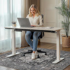30"x48" Office Chair Mat for Hardwood Tile Floor, Under Desk Carpet Protector - Image 2
