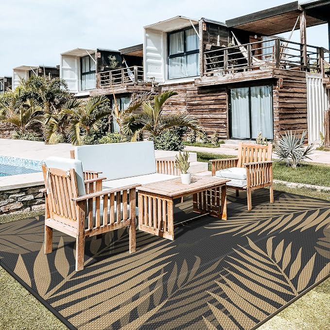 GENIMO Outdoor Rug 10' x 10' Waterproof - Image 4