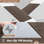 BEQHAUSE Dirt Trapper Door Mat 32" x 48", Doormat Non-Slip Entryway Rugs - Image 5