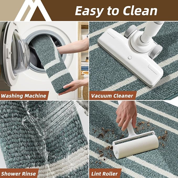 COSY HOMEER Kitchen Rugs and Mats 24"x48" Non Slip Kitchen Mats - Image 6