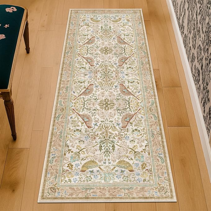 Hazo Haus Boho Long Bathroom Runner Rug 2x6 - Image 8