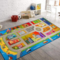 Booooom Jackson Kids Car Rug Play Mat 60x32 inches, Car Mat, Non Slip Kids Rug by BooooomJackson