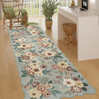 DUKINO 2x10 Runner Rug for Hallway, Washable Kitchen Rug - Image 2