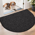 BEQHAUSE Dirt Trapper Door Mat 26" x 40" Half Circle Non-Slip Washable Doormats by BEQHAUSE