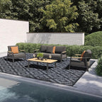 SAND MINE Waterproof Outdoor Rug, Plastic Reversible Rug, Modern Area Rug - Image 7