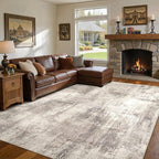DMOYEST 9x12 Area Rug for Living Room, Washable & Non Slip Large Indoor Carpet by DMOYEST
