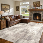 DMOYEST 10x12 Area Rug for Living Room, Washable & Non Slip Large Indoor Carpet by DMOYEST