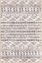 KUTA 3x5 Entryway Rug, Ultra Soft Distressed Geometric Print Throw Carpet - Image 8