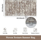 Runners for Hallways Ultra Non-Slip 2x4 Washable Kitchen Rug Abstract Tear and - Image 2
