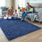 Ophanie 5x8 Blue Rugs for Living Room, Kids Rug, Playroom Navy Area Rugs for - Image 3