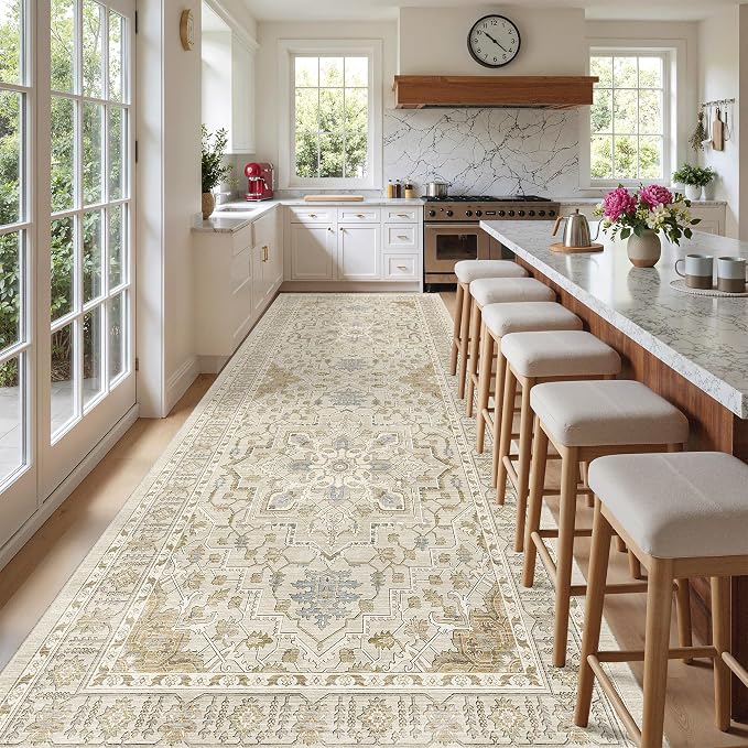 Madane 4x10 Wide Hallway Runner Rug: Washable Soft Rug Runners by Madane