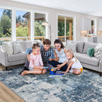 8x10 Area Rug for Living Room Bedroom: Large Washable Rug - Image 8
