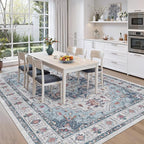 zesthome 8x10 Area Rugs, Stain Resistant Washable Rug, Ultra-Thin Rugs - Image 8