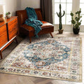 CHAMPLANT Washable Area Rug 5'x7' by CHAMPLANT