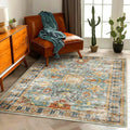 CHAMPLANT Area Rug 3'x5' Washable Vintage Traditional Floor Rugs Cover Foldable by CHAMPLANT