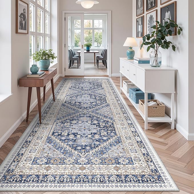 zesthome 4x12 Runner Rug for Hallway, Low-Pile Wide Runner for Entryway - Image 4