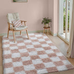 PureCozy Checkered Rug 5x7 for Living Room - Image 3