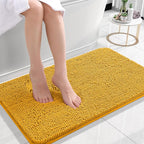 OLANLY Small Bathroom Rugs 24x16, Soft Absorbent Chenille Bath Rugs, Rubber by OLANLY