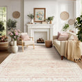 BILEEHOME Light Pink Nursery Rug by BILEEHOME