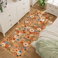 DUKINO 2.6x8 Runner Rug for Hallway, Washable Kitchen Rug by DUKINO